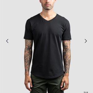 Bylt Premium Basics v-neck XL short sleeve black shirt